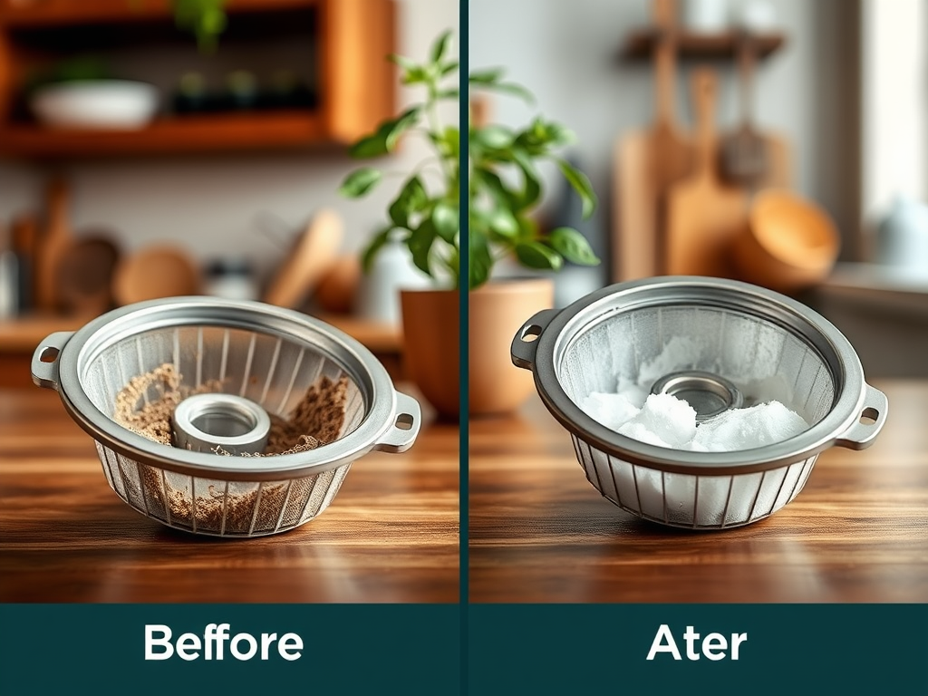 A side-by-side comparison of a bowl with brown sugar on the left and white sugar on the right, labeled "Before" and "After."